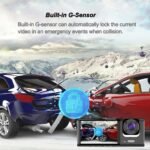 1080P جهاز تسجيل فيديو رقمي للمراقبة للسيارات Caméra de tableau de bord pour sécurité de voiture – Image 2