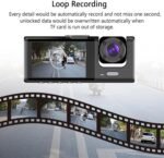 1080P جهاز تسجيل فيديو رقمي للمراقبة للسيارات Caméra de tableau de bord pour sécurité de voiture – Image 7