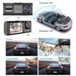1080P جهاز تسجيل فيديو رقمي للمراقبة للسيارات Caméra de tableau de bord pour sécurité de voiture – Image 5