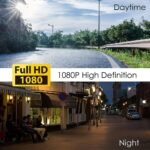 1080P جهاز تسجيل فيديو رقمي للمراقبة للسيارات Caméra de tableau de bord pour sécurité de voiture – Image 6