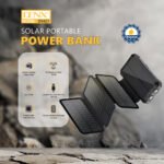 باور بانك يعمل الطاقة الشمسية شحن لاسلكى او سلكى 20000mah – Image 3